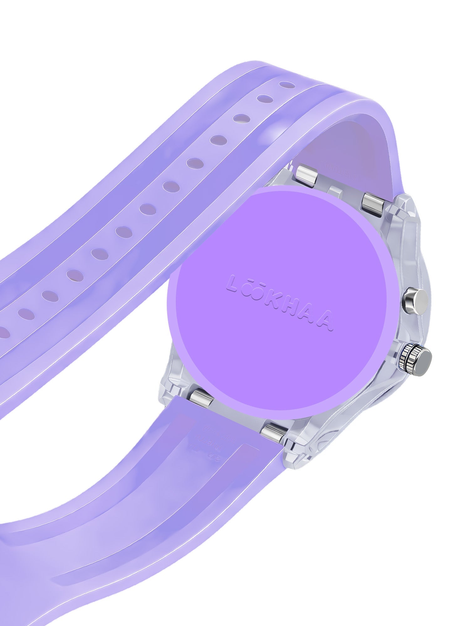 LOOKHAA Kids Beautiful Butterfly 7 Disco Light Analog Watch for Girls lookhaa