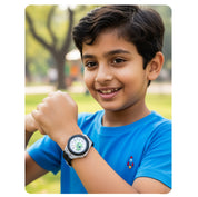 LOOKHAA Kids Fun Alien Character 7 Disco Light Analog Watch lookhaa