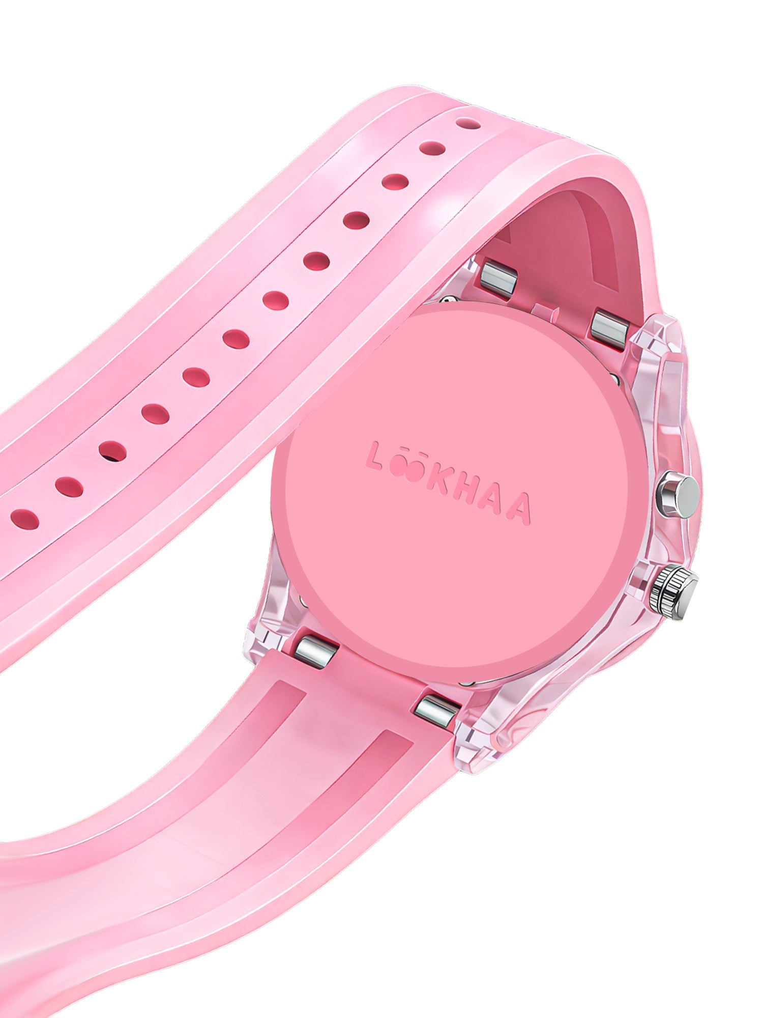 LOOKHAA Kids Beautiful Butterfly 7 Disco Light Analog Watch for Girls lookhaa