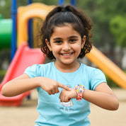 LOOKHAA Kids Colorful Flower Analog Watch for Girls lookhaa