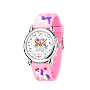 LOOKHAA Kids Girls Unicorn Theme Analog Wrist Watch lookhaa