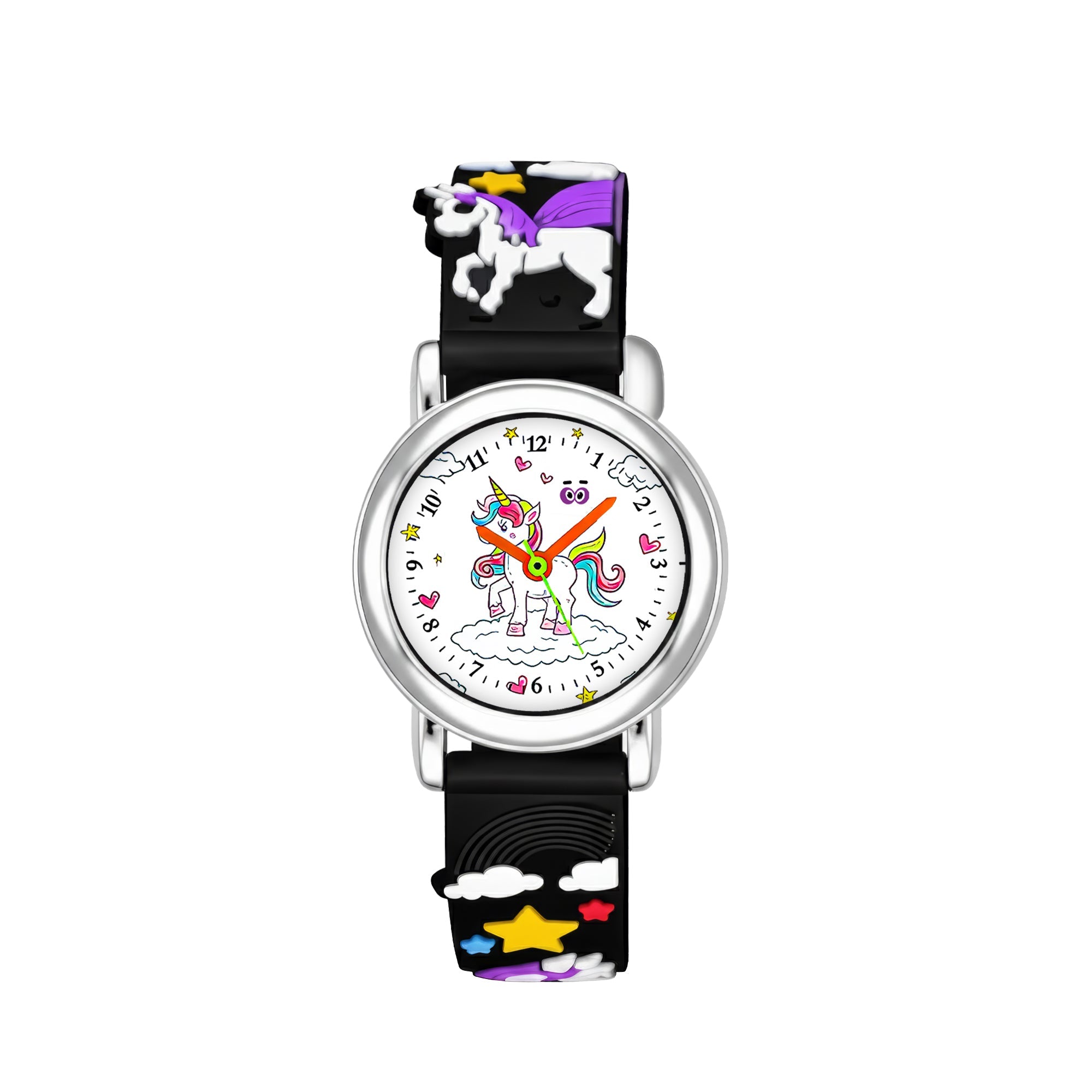 LOOKHAA Kids Girls Unicorn Theme Analog Wrist Watch lookhaa