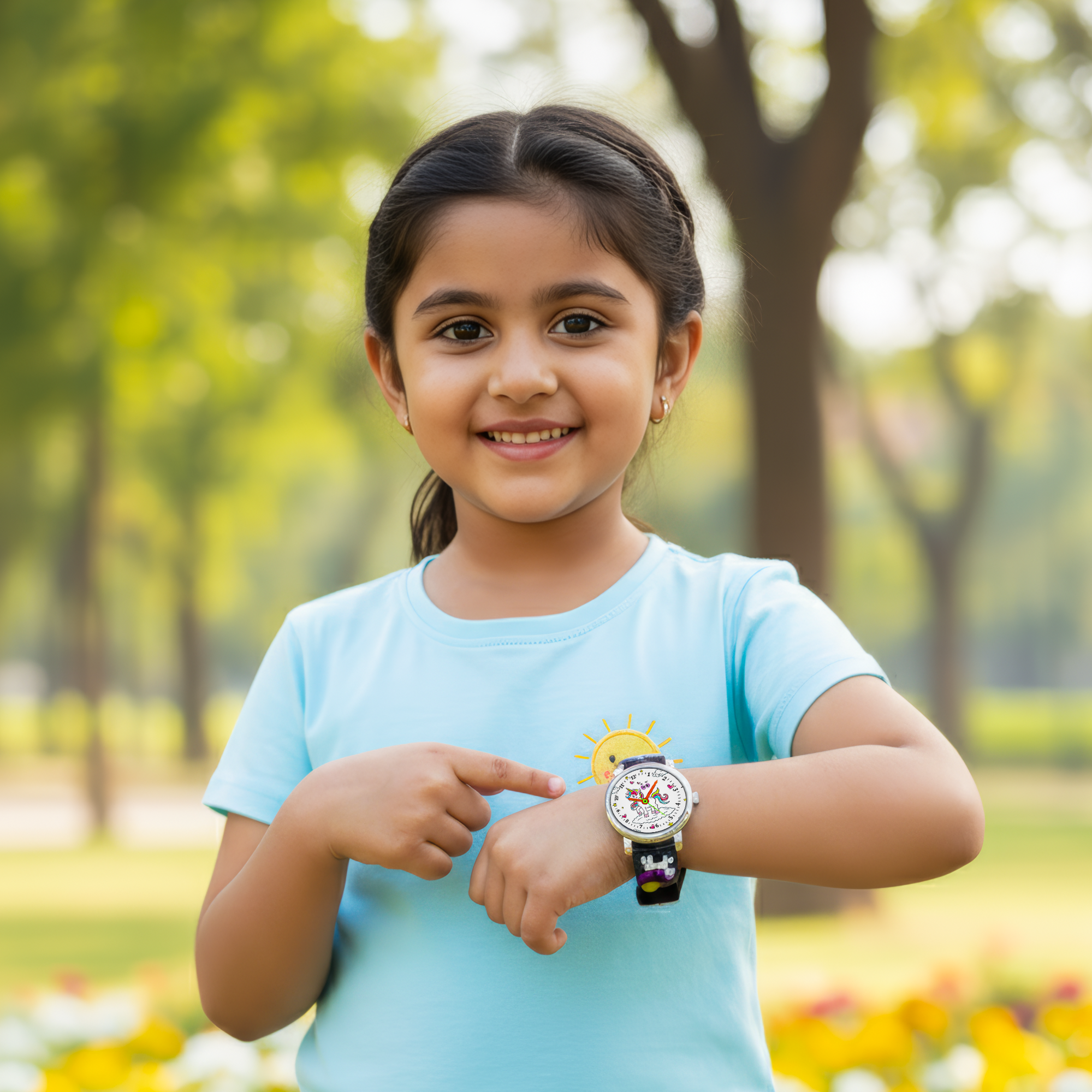 LOOKHAA Kids Girls Unicorn Theme Analog Wrist Watch lookhaa