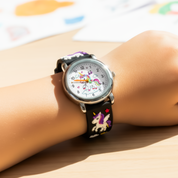 LOOKHAA Kids Girls Unicorn Theme Analog Wrist Watch lookhaa