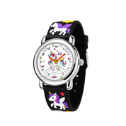 LOOKHAA Kids Girls Unicorn Theme Analog Wrist Watch lookhaa