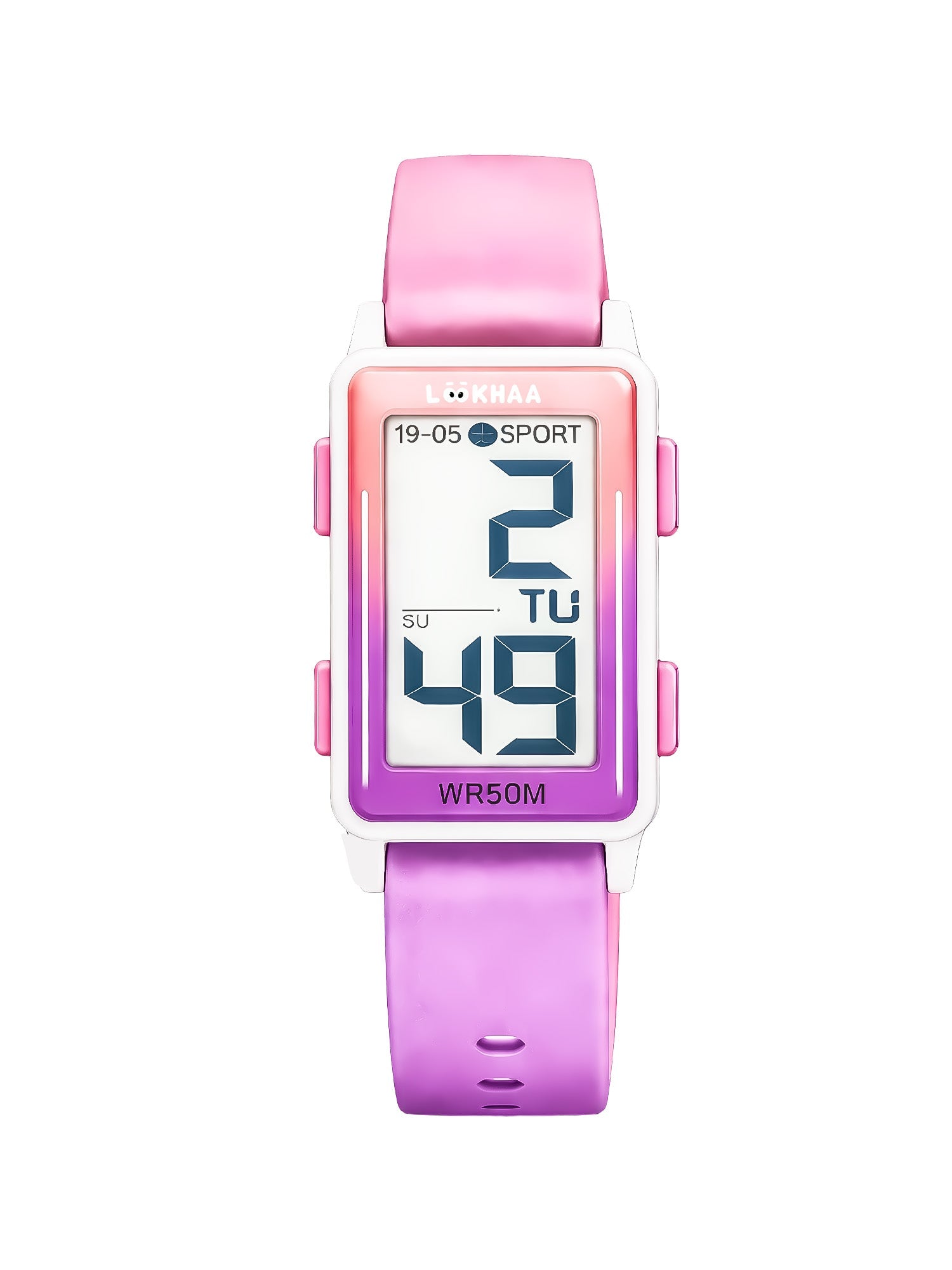 Lookhaa Kids Rectangular Shape Dial Digital Sport Watch lookhaa