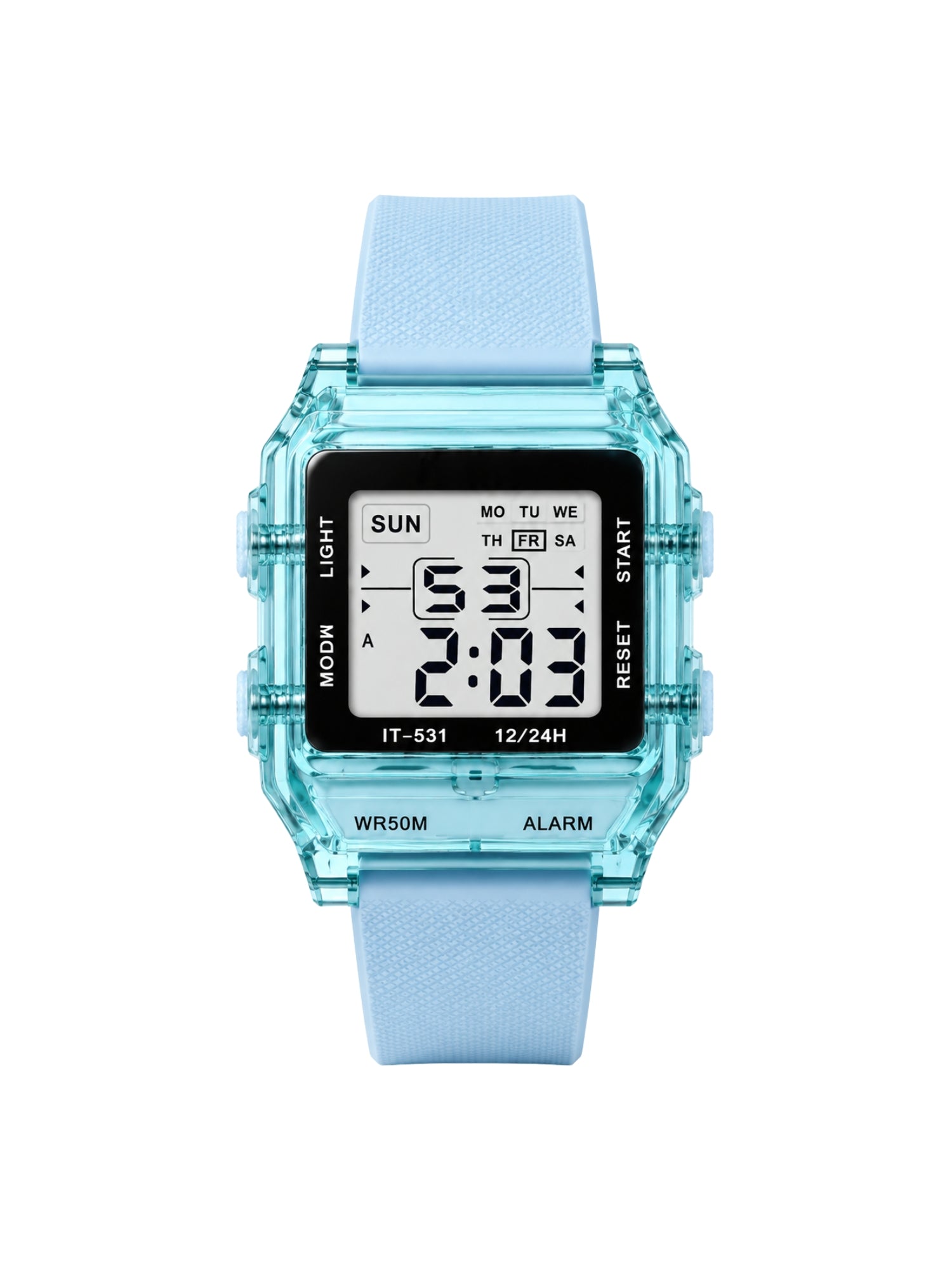 LOOKHAA Unisex Kids Blue Multi-Function Digital Watch lookhaa