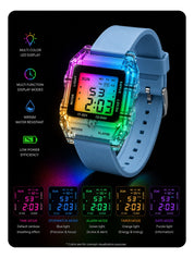 LOOKHAA Unisex Kids Blue Multi-Function Digital Watch lookhaa