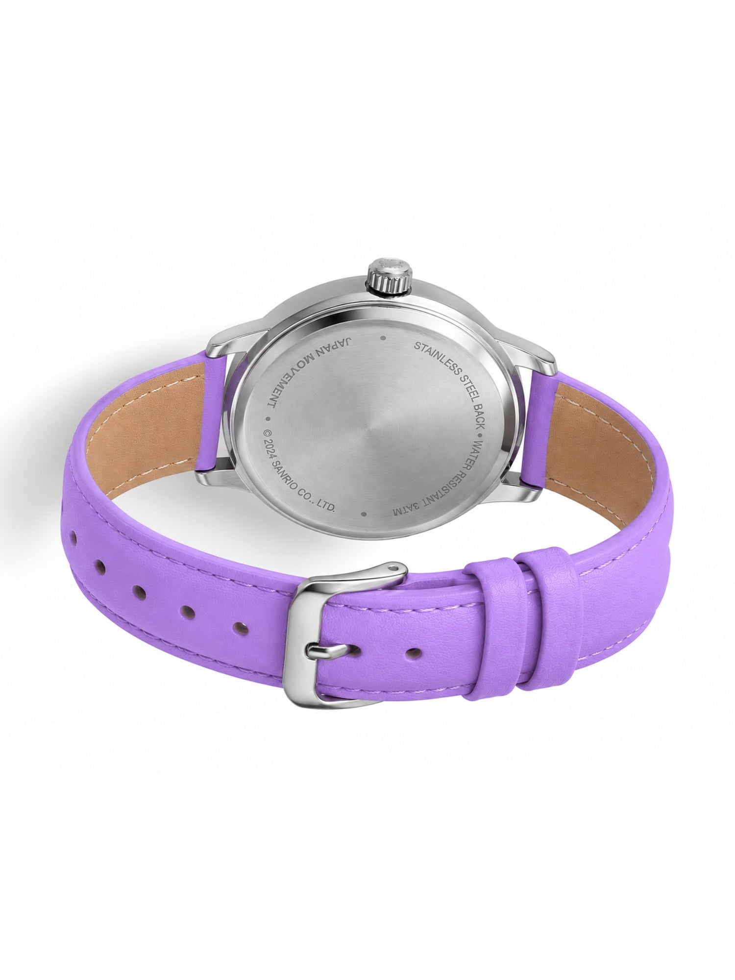 LOOKHAA Trendy Girls Analog Watch with Purple Leather Strap -Purple lookhaa