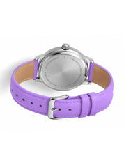 LOOKHAA Trendy Girls Analog Watch with Purple Leather Strap -Purple lookhaa