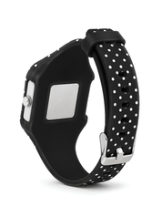 LOOKHAA Kids CandyPop Square Dial Analog Watch with Silicone Strap – Black & White lookhaa