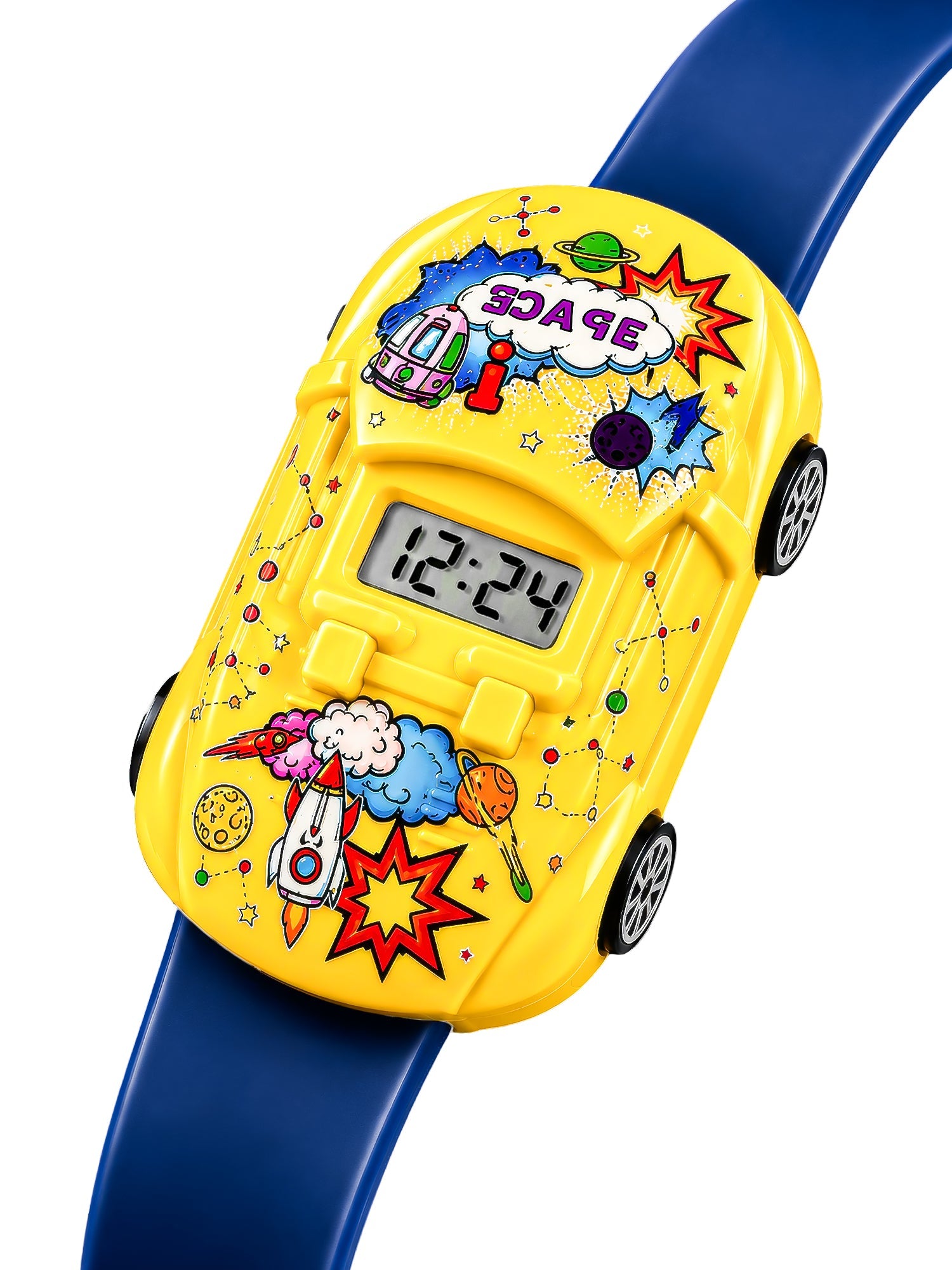 LOOKHAA Kids Movable Car Digital Watch for Boys & Girls lookhaa