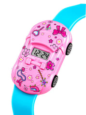 LOOKHAA Kids Movable Car Digital Watch for Boys & Girls lookhaa