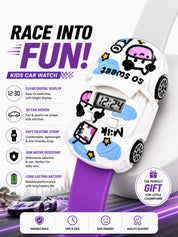 LOOKHAA Kids Movable Car Digital Watch for Boys & Girls lookhaa