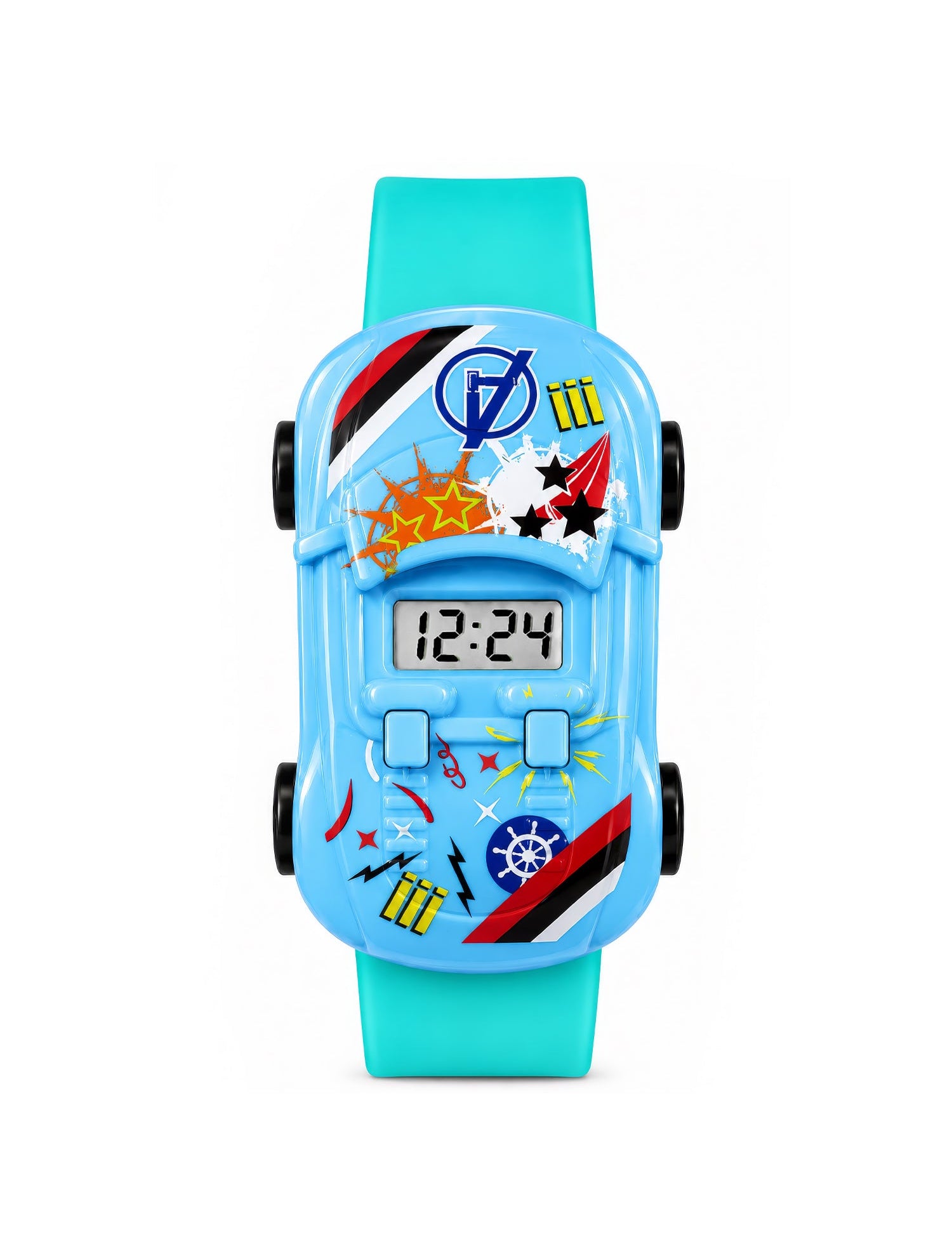 LOOKHAA Kids Movable Car Digital Watch for Boys & Girls lookhaa