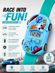 LOOKHAA Kids Movable Car Digital Watch for Boys & Girls lookhaa