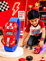 LOOKHAA Kids Movable Car Digital Watch for Boys & Girls lookhaa
