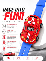 LOOKHAA Kids Movable Car Digital Watch for Boys & Girls lookhaa