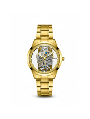 LOOKHAA Men’s Premium Gold Skeleton Style Analog Watch