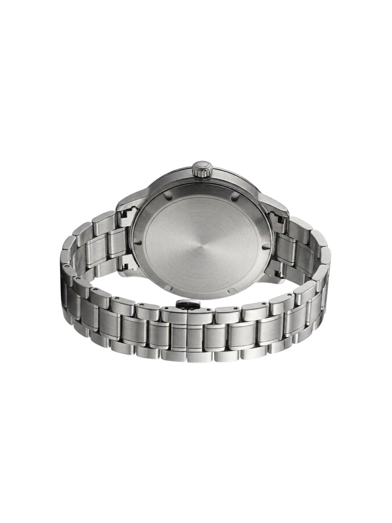 LOOKHAA Men Casino Style Rotating 360° Dial Analog Watch with Stainless Steel Strap lookhaa