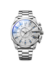 LOOKHAA Men Dial & Stainless Steel Bracelet Style Straps Analogue Watch lookhaa