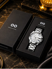LOOKHAA Men Dial & Stainless Steel Bracelet Style Straps Analogue Watch lookhaa