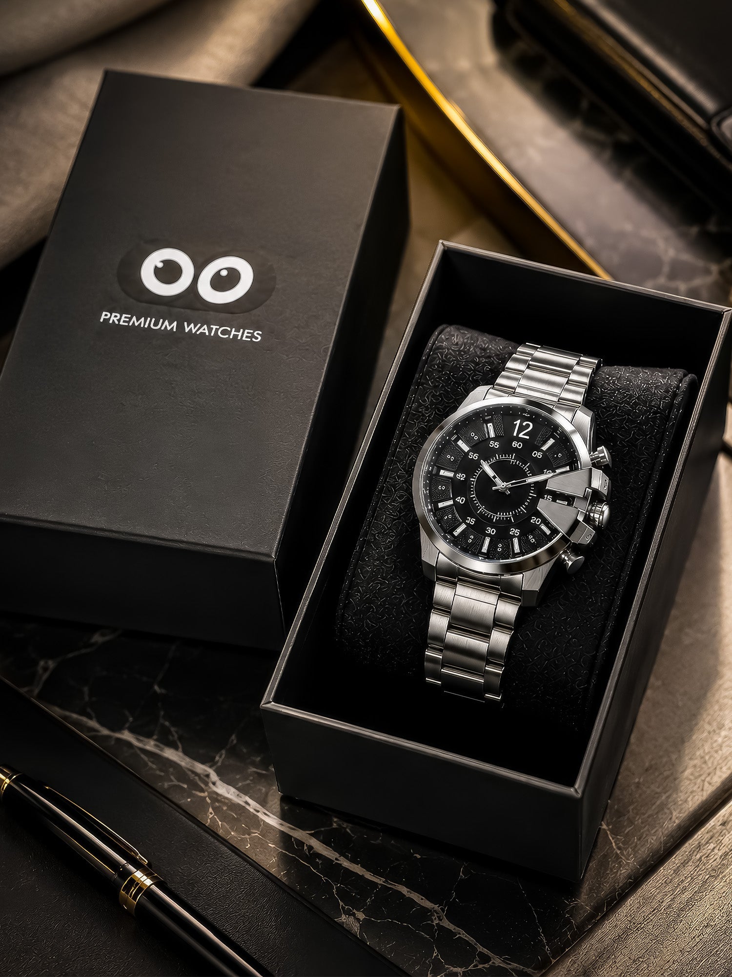 LOOKHAA Men Dial & Stainless Steel Bracelet Style Straps Analogue Watch (Copy) lookhaa