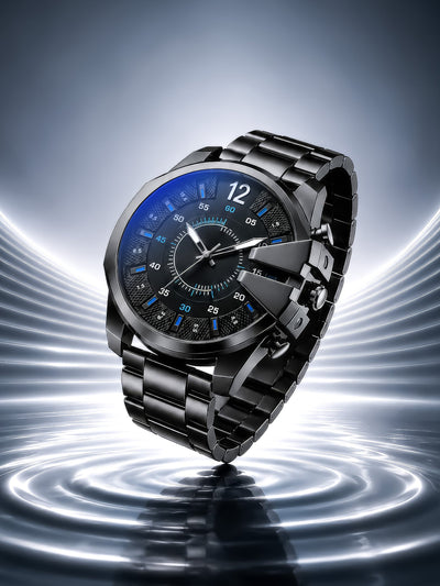 LOOKHAA Men Dial & Stainless Steel Bracelet Style Straps Analogue Watch