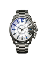 LOOKHAA Men Dial & Stainless Steel Bracelet Style Straps Analogue Watch lookhaa