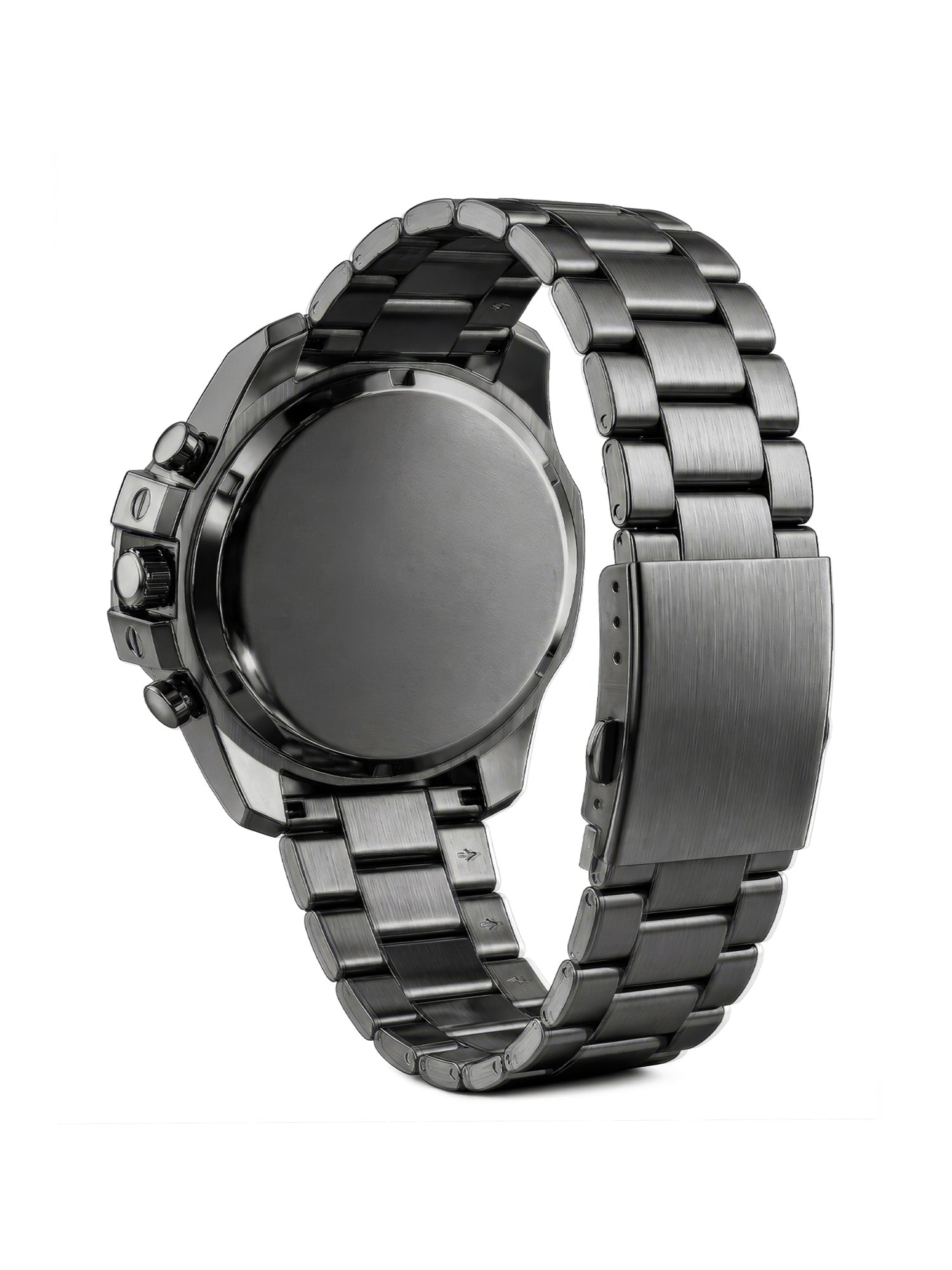 LOOKHAA Men Dial & Stainless Steel Bracelet Style Straps Analogue Watch lookhaa