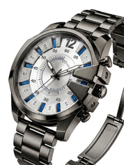 LOOKHAA Men Dial & Stainless Steel Bracelet Style Straps Analogue Watch lookhaa