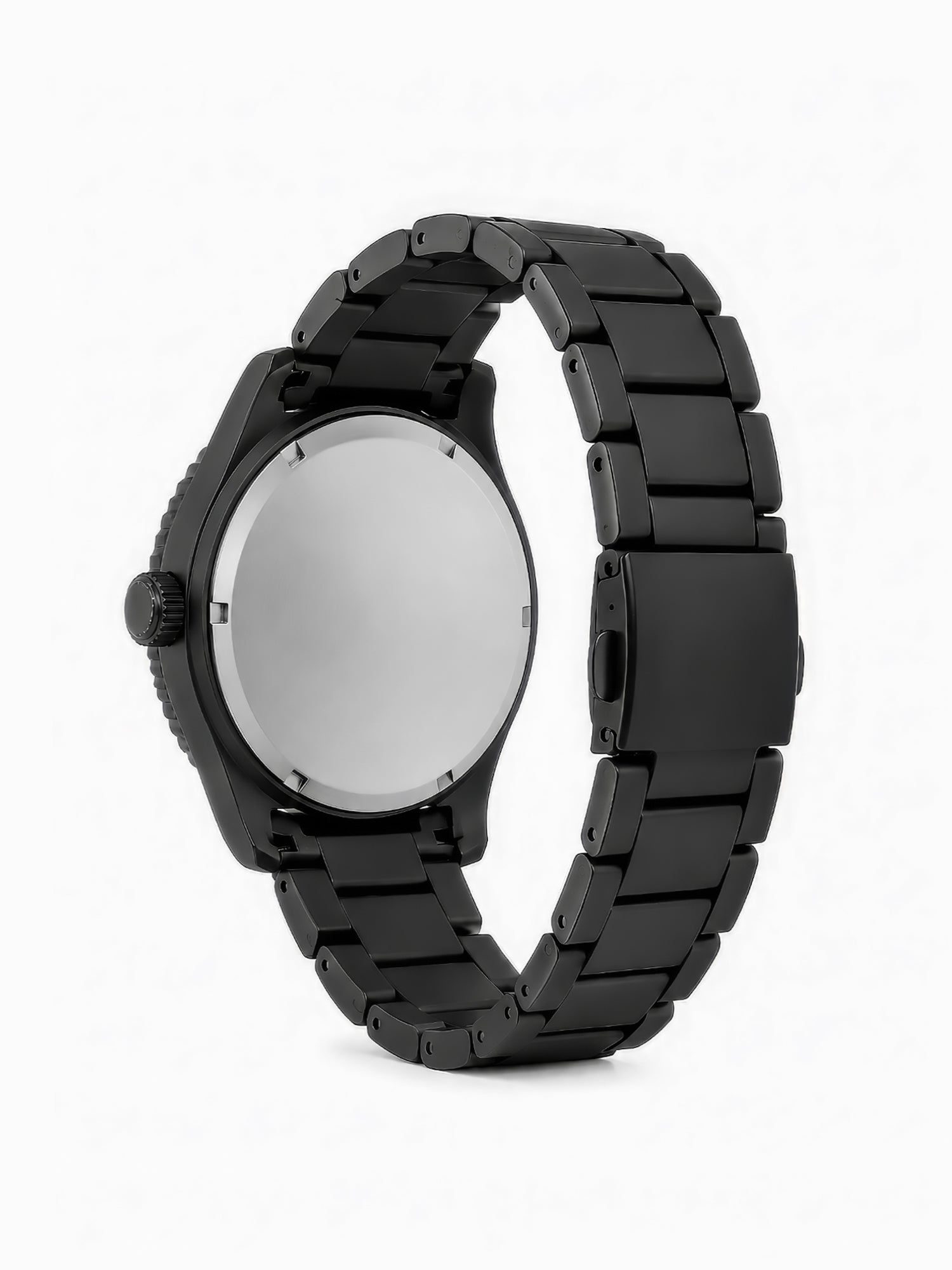 LOOKHAA Men Black Fiber Analog Watch with Date Display lookhaa