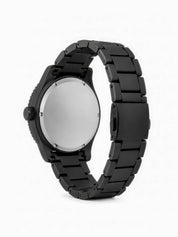 LOOKHAA Men Black Fiber Analog Watch with Date Display lookhaa