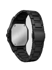 LOOKHAA Men Black Fiber Analog Watch lookhaa