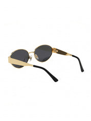 Lookhaa Unisex Oval Sunglasses with UV Protected Lens lookhaa