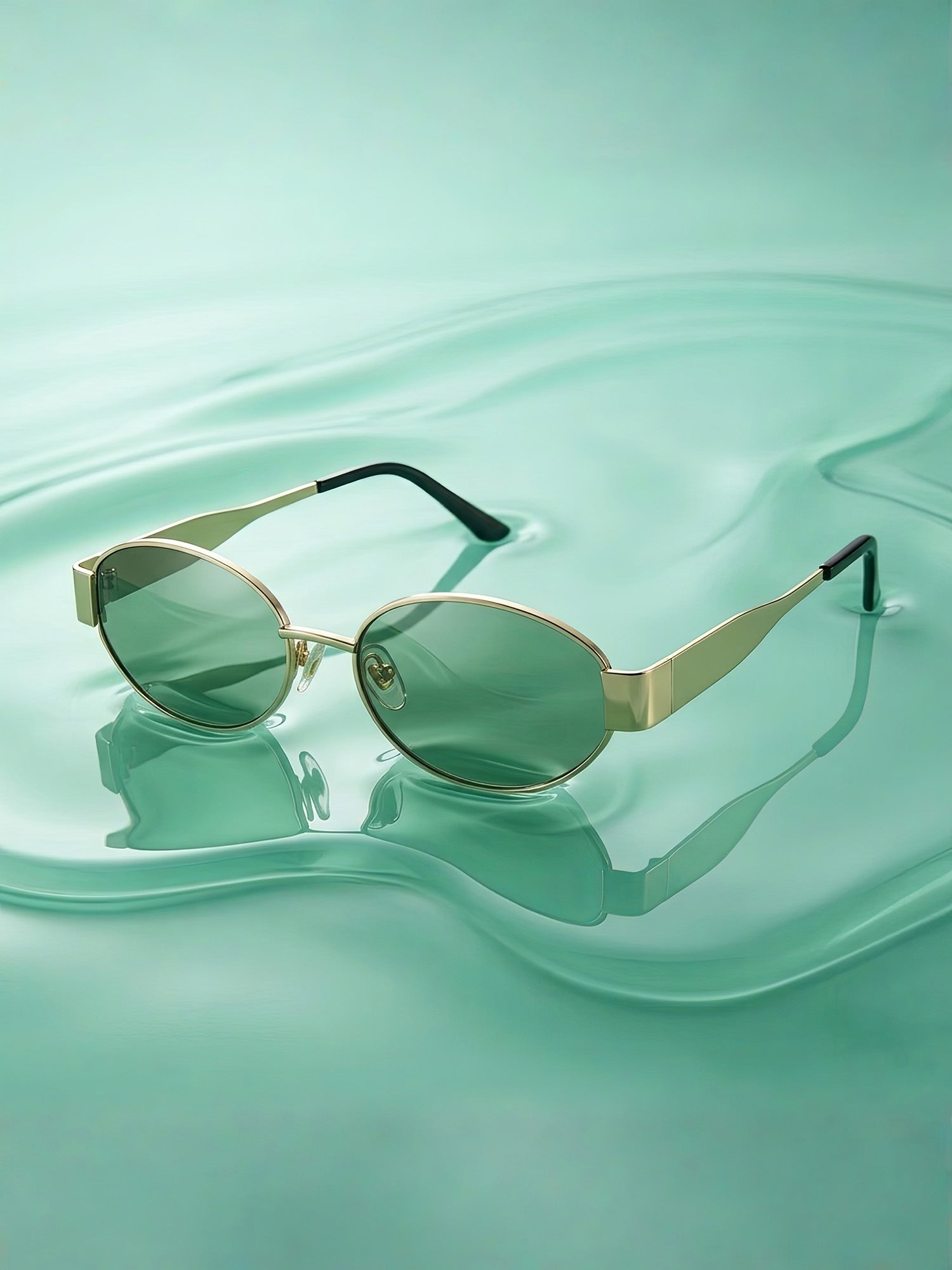 Lookhaa Unisex Oval Sunglasses with UV Protected Lens lookhaa