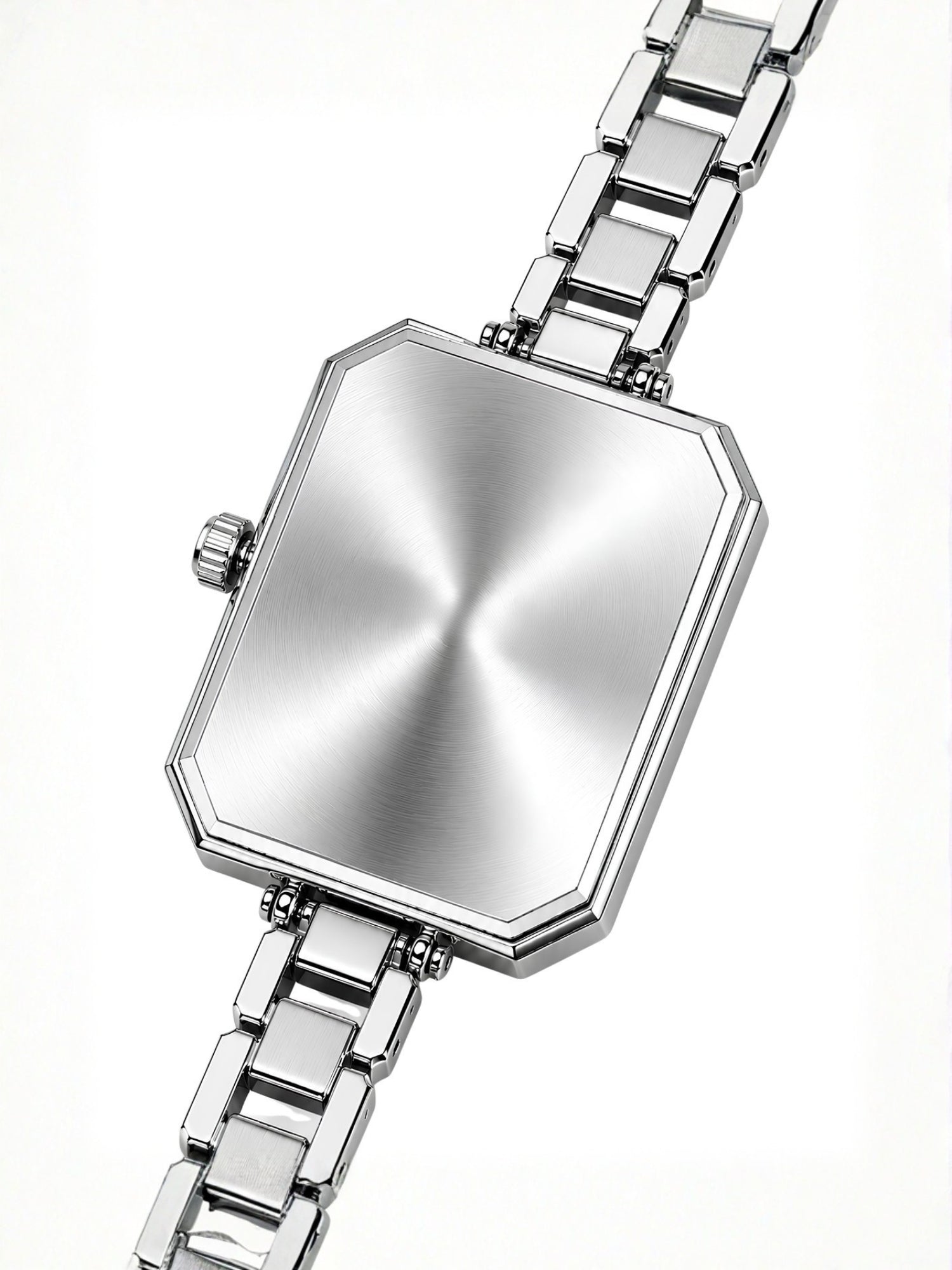 LOOKHAA Women's Luxury Silver Square Dial Bracelet Analog Watch lookhaa