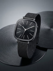 LOOKHAA Women Black Magnetic Bracelet Analogue Watch lookhaa