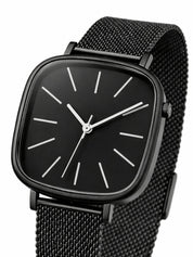 LOOKHAA Women Black Magnetic Bracelet Analogue Watch lookhaa