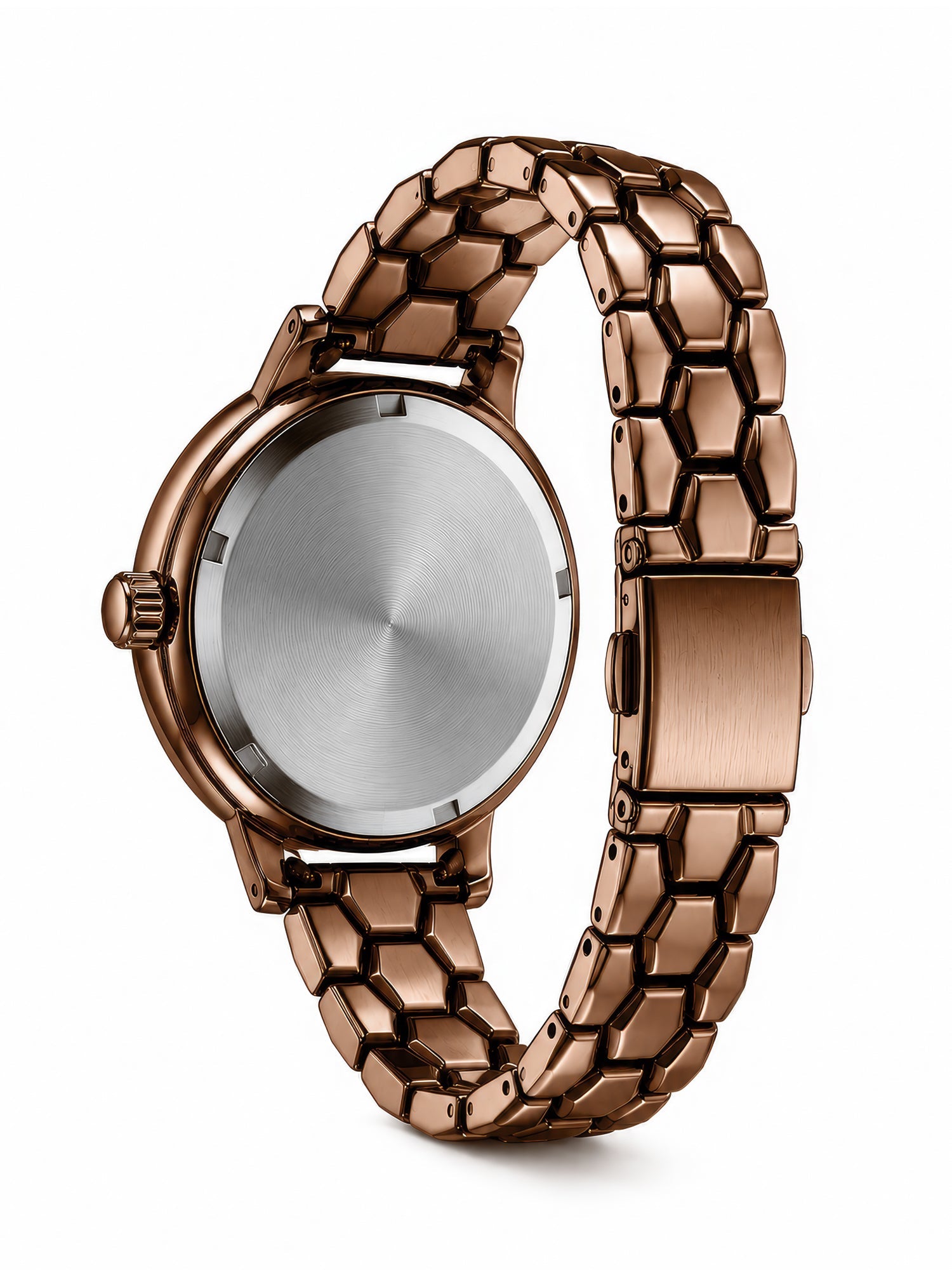 LOOKHAA Women Elegant Brown Toned Bracelet Style Analog Watch lookhaa