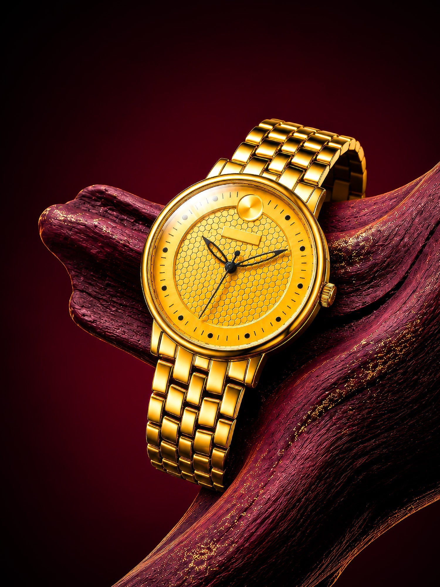 LOOKHAA Women Round Dial & Stainless Steel Bracelet Style Straps Analogue Watch lookhaa