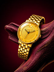 LOOKHAA Women Round Dial & Stainless Steel Bracelet Style Straps Analogue Watch lookhaa