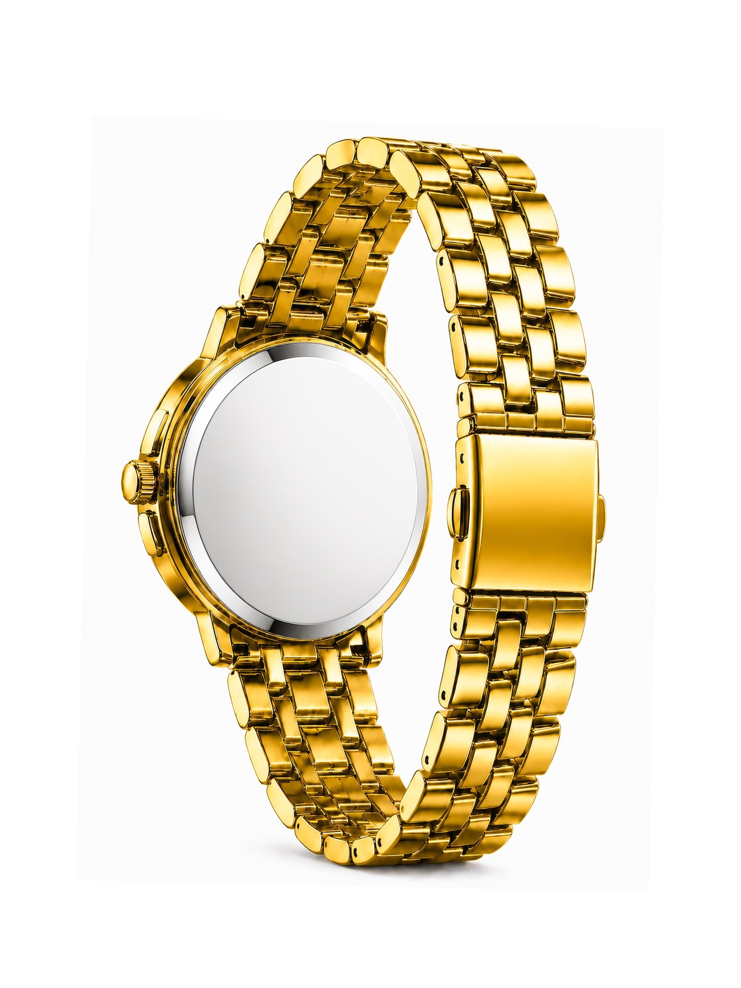 LOOKHAA Women Round Dial & Stainless Steel Bracelet Style Straps Analogue Watch lookhaa
