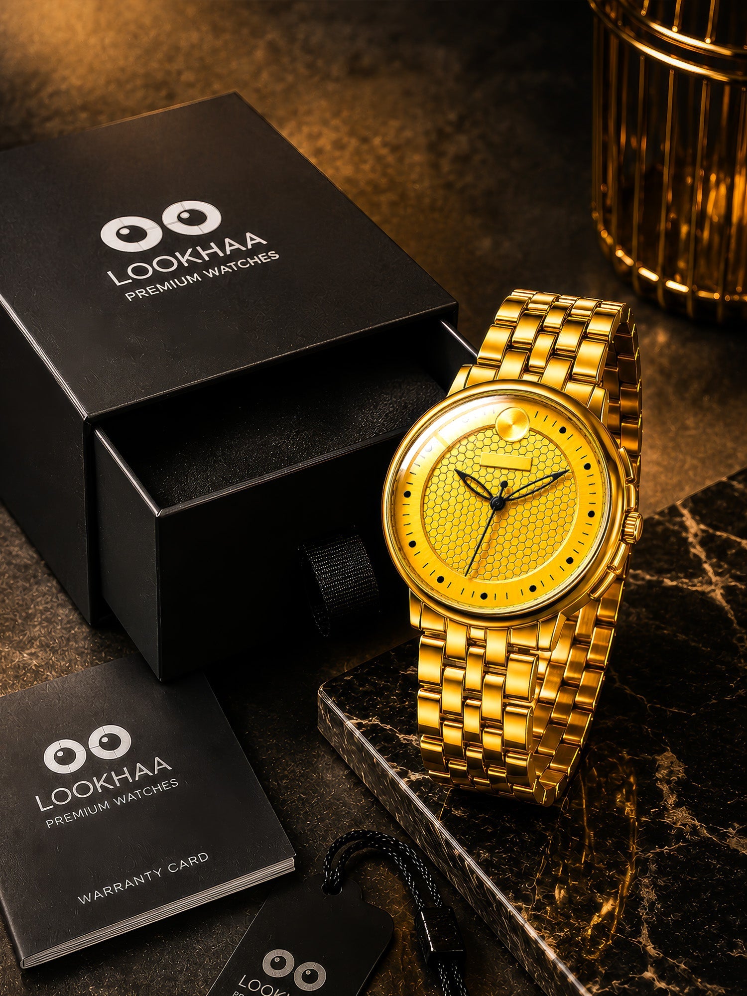 LOOKHAA Women Round Dial & Stainless Steel Bracelet Style Straps Analogue Watch lookhaa