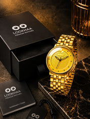 LOOKHAA Women Round Dial & Stainless Steel Bracelet Style Straps Analogue Watch lookhaa