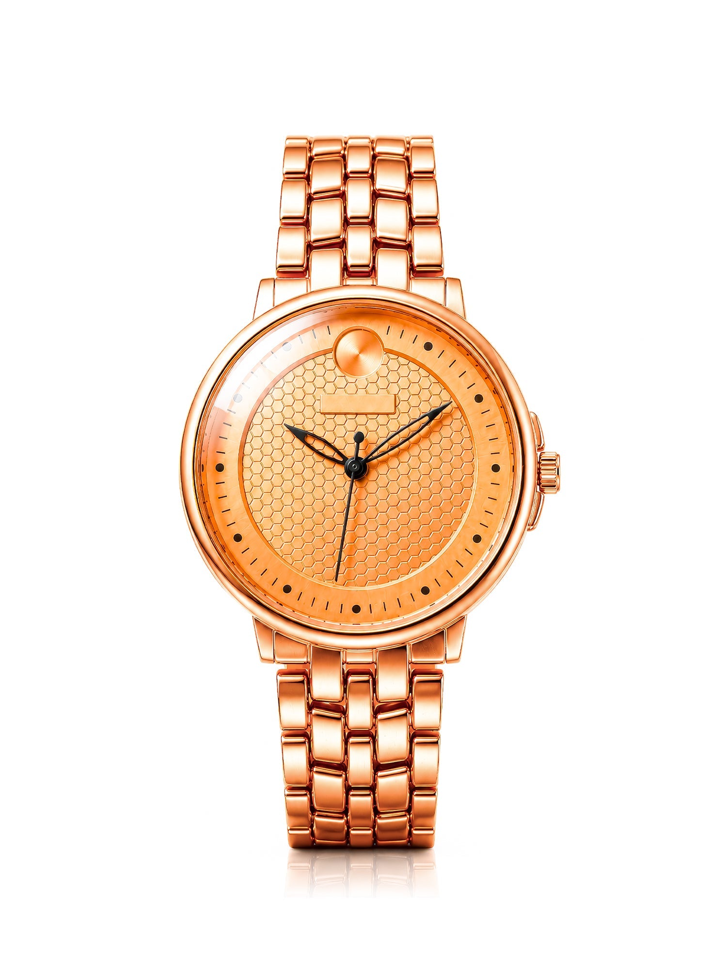 LOOKHAA Women Round Dial & Stainless Steel Bracelet Style Straps Analogue Watch lookhaa