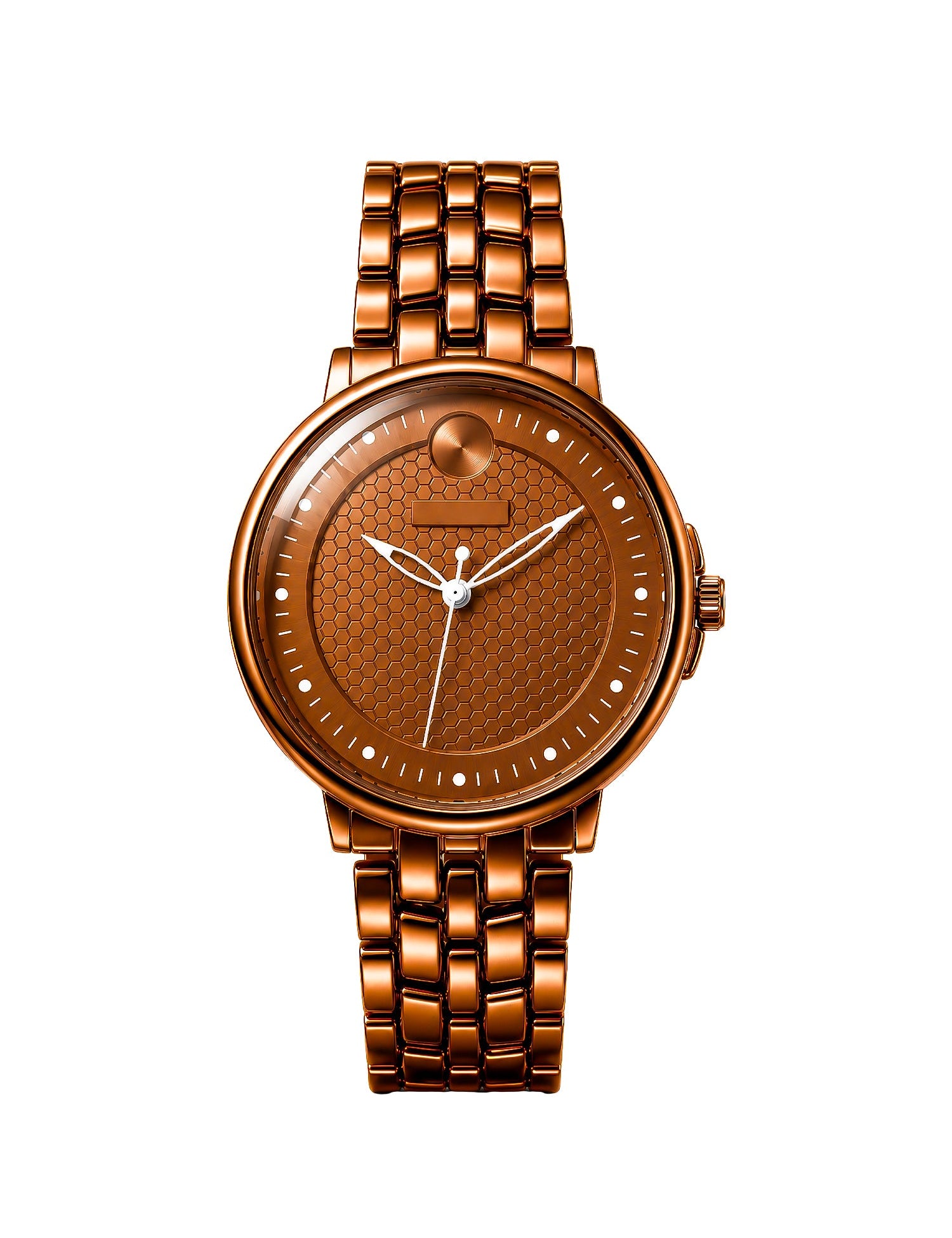 LOOKHAA Women Round Dial & Stainless Steel Bracelet Style Straps Analogue Watch lookhaa