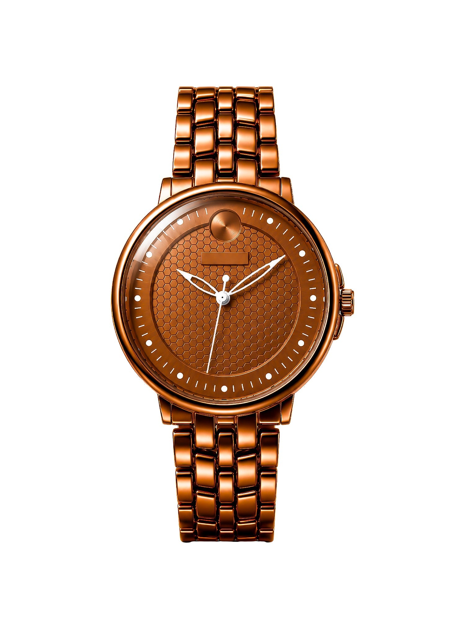 LOOKHAA Women Round Dial & Stainless Steel Bracelet Style Straps Analogue Watch lookhaa