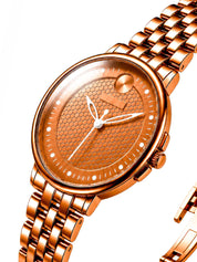 LOOKHAA Women Round Dial & Stainless Steel Bracelet Style Straps Analogue Watch lookhaa