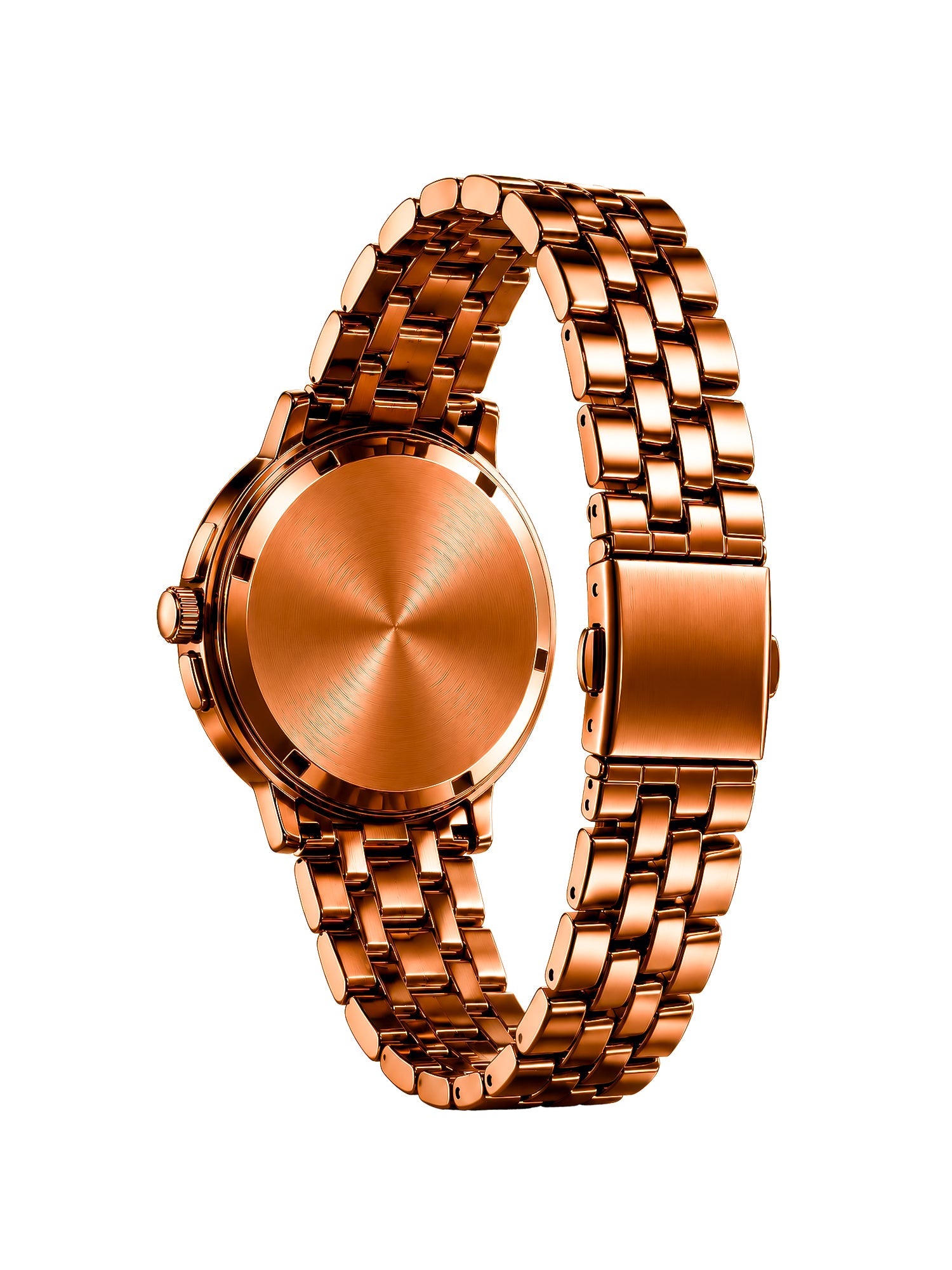LOOKHAA Women Round Dial & Stainless Steel Bracelet Style Straps Analogue Watch lookhaa